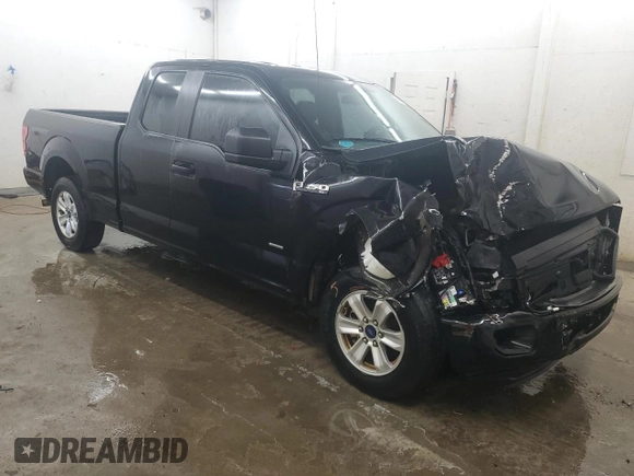 2016 Ford F-150 XL with VIN 1FTEX1CP6GFD58405, listed as a Copart auction lot 47052915 with Not provided miles and Salvage title. Bid and sale history available at DreamBid. Image 4.