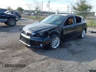 2011 Lexus CT 200h with VIN JTHKD5BH7B2040000, listed as a IAAI auction lot 41808004 with 130,006 mi miles and . Bid and sale history available at carsss.com. Image 2.