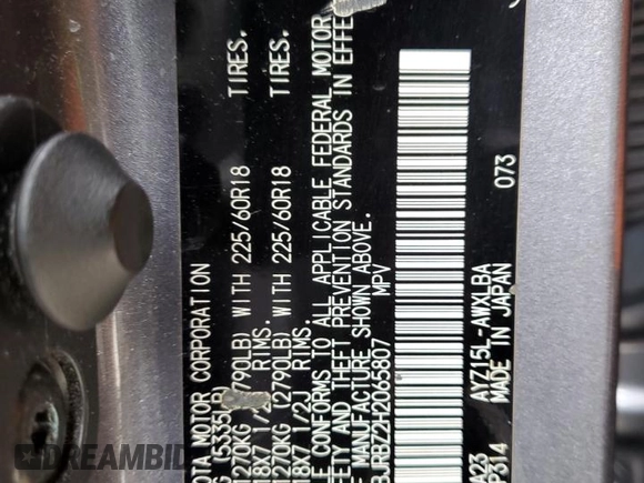 2017 Lexus NX 300h z VIN JTJBJRBZ2H2065807, wystawiony jako Copart lot #60371945 z przebiegiem 183 250 mil mil oraz Szkoda całkowita • Salvage title. Historia ofert i sprzedaży dostępna na DreamBid. Obrazek 14.