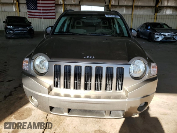 2007 Jeep Compass Sport with VIN 1J8FT47W17D196481, listed as a Copart auction lot 50639085 with 120,490 mi miles and Clean Title. Bid and sale history available at carsss.com. Image 5.