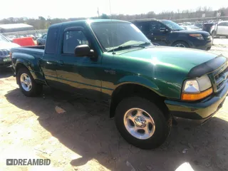 1999 Ford Ranger XLT with VIN 1FTZR15X0XPB29009, listed as a IAAI auction lot 41821351 with 340,456 mi miles. Bid and sale history available at carsss.com. Image 1.