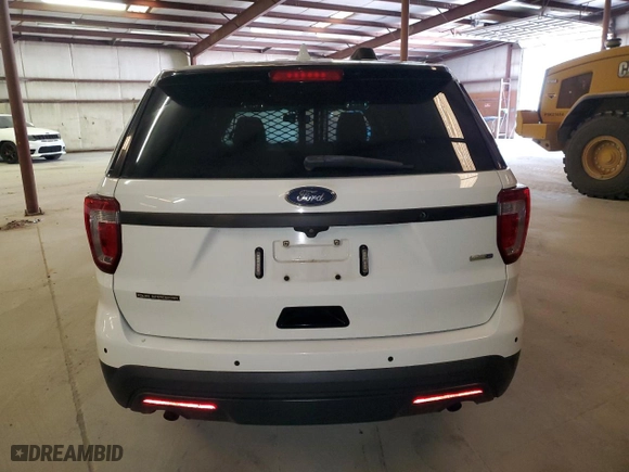 2016 Ford Utility Police Interceptor with VIN 1FM5K8AR9GGC93499, listed as a Copart auction lot 44355305 with 106,315 mi miles and Salvage Title. Bid and sale history available at carsss.com. Image 6.