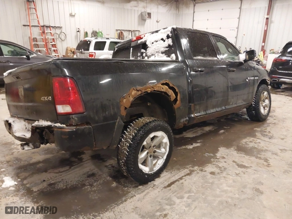2010 Dodge Ram 1500 SLT with VIN 1D7RV1CT5AS141209, listed as a IAAI auction lot 41548723 with 154,767 mi miles. Bid and sale history available at carsss.com. Image 4.