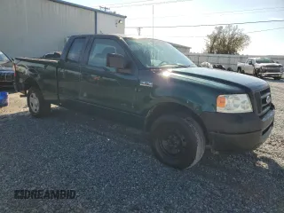 2007 Ford F-150 STX with VIN 1FTRX12W97FA65608, listed as a Copart auction lot 83752084 with 121,052 mi miles and Salvage Title. Bid and sale history available at DreamBid. Image 4.