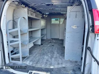 2018 Chevrolet Express Cargo Van with VIN 1GCWGAFP3J1345213, listed as a Copart auction lot 50424285 with 116,638 mi miles and Clean Title. Bid and sale history available at carsss.com. Image 6.