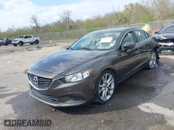 2017 Mazda Mazda6 Touring with VIN JM1GL1V52H1100784, listed as a IAAI auction lot 41818188 with 17,807 mi miles. Bid and sale history available at carsss.com. Image 17.