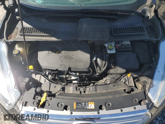 2017 Ford Escape SE with VIN 1FMCU0GD6HUD48718, listed as a Copart auction lot 48582795 with 120,705 mi miles and Clean Title. Bid and sale history available at carsss.com. Image 12.