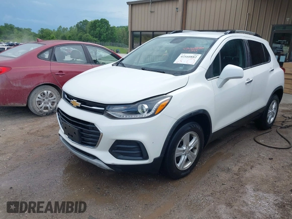 2019 Chevrolet Trax LT with VIN KL7CJLSB9KB797265, listed as a IAAI auction lot 42160882 with 66,666 mi miles and . Bid and sale history available at carsss.com. Image 17.