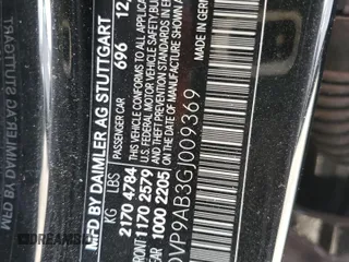 2016 Mercedes-Benz B with VIN WDDVP9AB3GJ009369, listed as a Copart auction lot 69993933 with 69,804 mi miles. Bid and sale history available at carsss.com. Image 15.