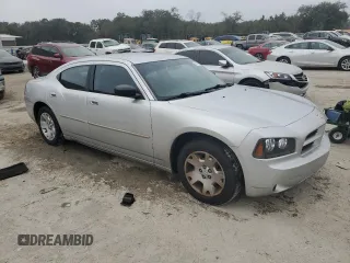 2007 Dodge Charger with VIN 2B3KA43R27H672429, listed as a Copart auction lot 45078155 with 165,145 mi miles and Salvage Title. Bid and sale history available at DreamBid. Image 4.