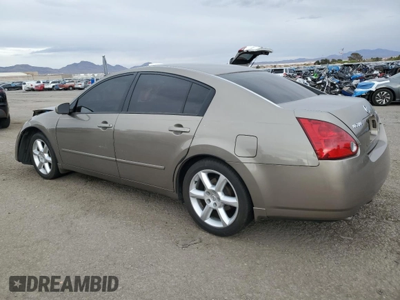 2006 Nissan Maxima 3.5 SL with VIN 1N4BA41E96C800624, listed as a Copart auction lot 48940255 with 0 mi miles and Salvage Title. Bid and sale history available at carsss.com. Image 2.