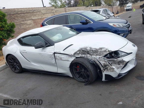 2024 Toyota Supra 3.0 with VIN WZ1DB0G09RW068052, listed as a IAAI auction lot 42164218 with 8,694 mi miles and . Bid and sale history available at DreamBid. Image 14.