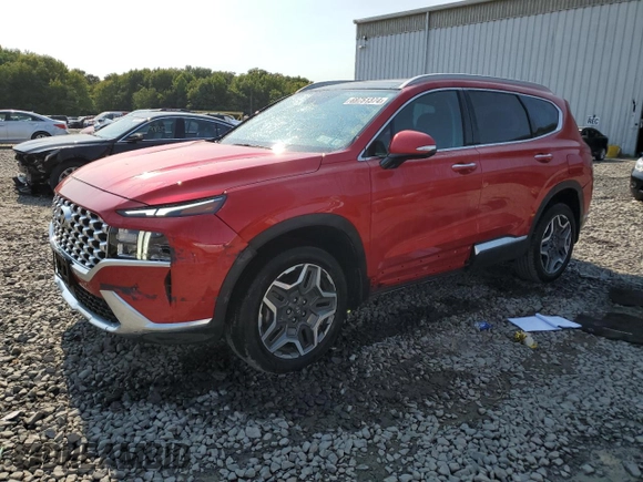 2023 Hyundai Santa Fe Hybrid SEL Premium with VIN 5NMS3DA12PH003474, listed as a Copart auction lot 69751374 with 18,316 mi miles and Salvage Title. Bid and sale history available at carsss.com. Image 1.