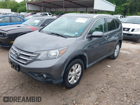 2012 Honda CR-V EX-L with VIN 5J6RM3H73CL022649, listed as a IAAI auction lot 42113930 with 127,625 mi miles. Bid and sale history available at carsss.com. Image 2.