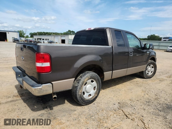 2005 Ford F-150 XLT with VIN 1FTRX12565KB21614, listed as a Copart auction lot 61488075 with 202,747 mi miles and Salvage title. Bid and sale history available at DreamBid. Image 3.