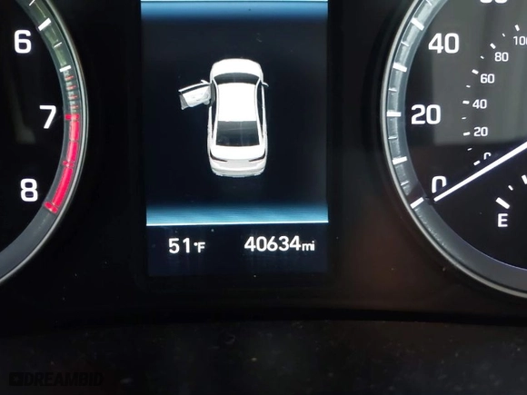 2019 Hyundai Sonata Sport with VIN 5NPE34AF4KH783417, listed as a IAAI auction lot 41555766 with 40,634 mi miles. Bid and sale history available at carsss.com. Image 7.