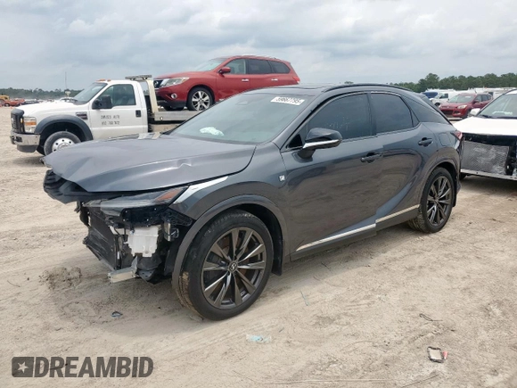 2024 Lexus RX 350 with VIN 2T2BAMCA4RC045510, listed as a Copart auction lot 59667795 with 3,143 mi miles and Salvage title. Bid and sale history available at DreamBid. Image 1.