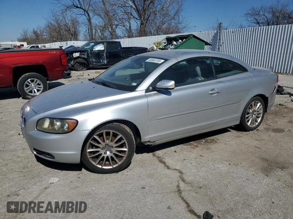 2006 Volvo C70 with VIN YV1MC68216J000944, listed as a Copart auction lot 48688765 with 146,247 mi miles and Salvage Title. Bid and sale history available at carsss.com. Image 1.