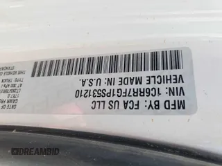 2023 Ram 1500 Tradesman z VIN 1C6RR7FG1PS531210, wystawiony jako IAAI lot #42500992 z przebiegiem 93 590 mil mil oraz . Historia ofert i sprzedaży dostępna na DreamBid. Obrazek 1.