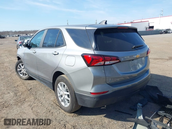 2024 Chevrolet Equinox LS with VIN 3GNAX5EG4RL157265, listed as a IAAI auction lot 41719325 with 24,741 mi miles. Bid and sale history available at carsss.com. Image 3.
