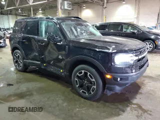 2024 Ford Bronco Sport Outer Banks z VIN 3FMCR9C69RRE32506, wystawiony jako Copart lot #50443075 z przebiegiem 4 688 mil mil oraz Nie do naprawy • Non repairable. Historia ofert i sprzedaży dostępna na DreamBid. Obrazek 4.