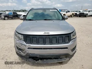 2021 Jeep Compass Altitude with VIN 3C4NJCBB2MT532314, listed as a Copart auction lot 57624295 with 55,329 mi miles and Salvage title. Bid and sale history available at DreamBid. Image 5.