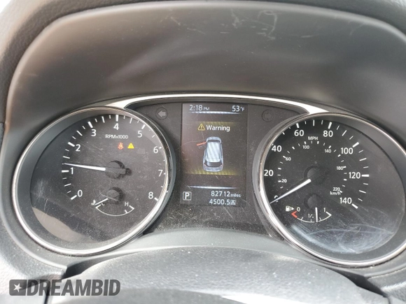 2016 Nissan Rogue SV z VIN KNMAT2MVXGP728598, wystawiony jako Copart lot #55658035 z przebiegiem 82 712 mil mil oraz Szkoda całkowita • Salvage title. Historia ofert i sprzedaży dostępna na DreamBid. Obrazek 9.