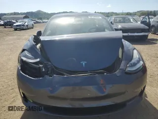 2022 Tesla Model 3 with VIN 5YJ3E1EA4NF244376, listed as a Copart auction lot 52142855 with Not Provided miles and Salvage Title. Bid and sale history available at DreamBid. Image 5.