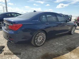 2012 BMW 7 Series with VIN WBAKX6C58CC197207, listed as a Copart auction lot 84153784 with 130,049 mi miles and Salvage title. Bid and sale history available at DreamBid. Image 3.