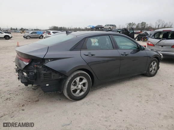 2021 Hyundai Elantra SE with VIN 5NPLL4AG4MH049458, listed as a Copart auction lot 45358155 with 58,475 mi miles and Salvage Title. Bid and sale history available at carsss.com. Image 3.