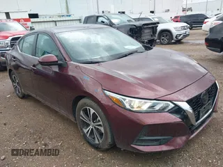 2023 Nissan Sentra SV with VIN 3N1AB8CVXPY309563, listed as a IAAI auction lot 42181402 with 42,982 mi miles. Bid and sale history available at carsss.com. Image 1.