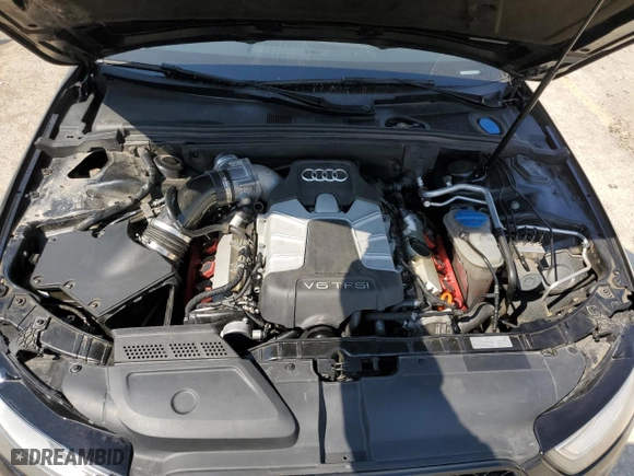 2016 Audi S4 Premium Plus with VIN WAUBGBFL0GA006206, listed as a Copart auction lot 47398374 with 119,885 mi miles and Salvage Title. Bid and sale history available at carsss.com. Image 11.
