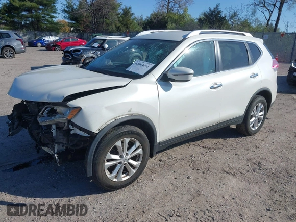 2016 Nissan Rogue SV with VIN KNMAT2MV9GP726986, listed as a IAAI auction lot 42064003 with 108,433 mi miles. Bid and sale history available at carsss.com. Image 17.