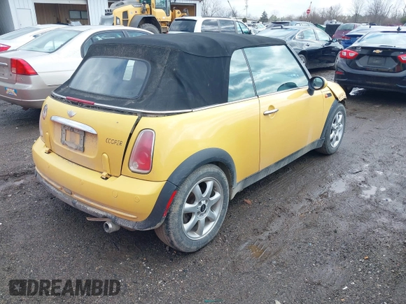 2007 MINI Convertible with VIN WMWRF33507TG16661, listed as a IAAI auction lot 41674275 with 133,838 mi miles and . Bid and sale history available at DreamBid. Image 4.
