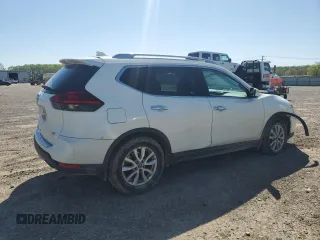 2017 Nissan Rogue SV with VIN 5N1AT2MT2HC887215, listed as a Copart auction lot 52253345 with 80,500 mi miles and Salvage Title. Bid and sale history available at carsss.com. Image 3.