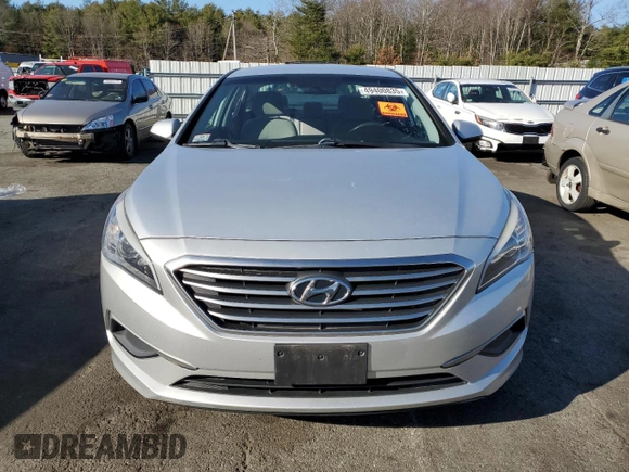 2017 Hyundai Sonata 2.4L with VIN 5NPE24AFXHH549407, listed as a Copart auction lot 49400835 with 118,815 mi miles and Salvage Title. Bid and sale history available at DreamBid. Image 5.