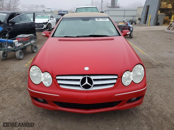 2007 Mercedes-Benz CLK-Class 3.5L with VIN WDBTK56F77F225926, listed as a Copart auction lot 86714454 with 116,501 mi miles and Clean Title. Bid and sale history available at carsss.com. Image 5.