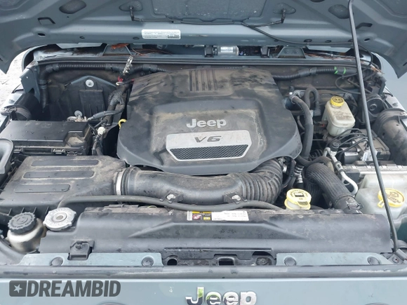 2015 Jeep Wrangler Sport with VIN 1C4AJWAG3FL589214, listed as a IAAI auction lot 41056259 with 101,758 mi miles and . Bid and sale history available at DreamBid. Image 10.
