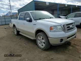 2008 Ford F-150 XLT with VIN 1FTPW14V38KC47084, listed as a Copart auction lot 49408145 with 106,547 mi miles and Salvage Title. Bid and sale history available at carsss.com. Image 10.