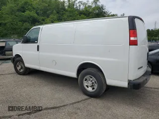 2020 Chevrolet Express Cargo with VIN 1GCWGAFP4L1248766, listed as a Copart auction lot 57220355 with 129,880 mi miles and Clean title. Bid and sale history available at DreamBid. Image 2.