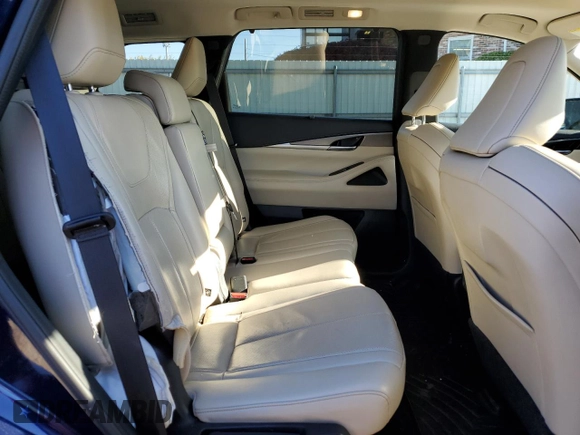 2022 Infiniti QX60 Luxe with VIN 5N1DL1FS9NC331653, listed as a Copart auction lot 76532844 with 55,578 mi miles and Salvage title. Bid and sale history available at DreamBid. Image 11.