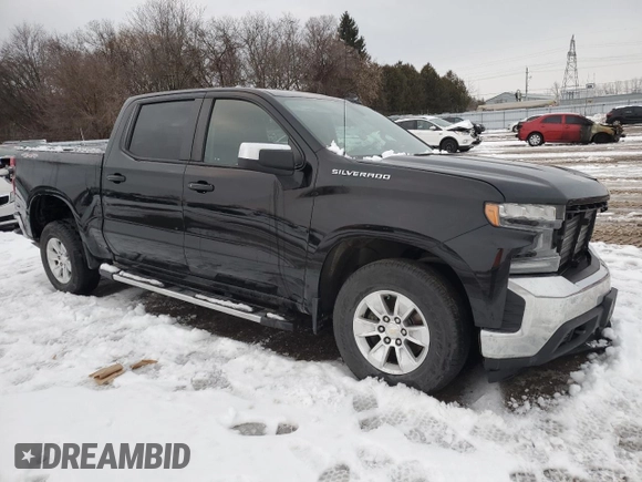 2021 Chevrolet Silverado 1500 LT with VIN 1GCPYDEK2MZ368271, listed as a Copart auction lot 85926564 with 127,850 mi miles and Salvage Title. Bid and sale history available at carsss.com. Image 4.