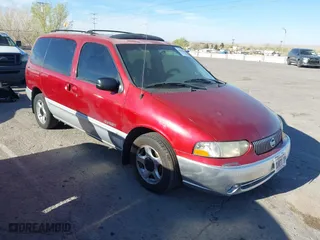 1999 Nissan Quest GXE with VIN 4N2XN11TXXD838700, listed as a IAAI auction lot 41867853 with 173,909 mi miles. Bid and sale history available at carsss.com. Image 1.