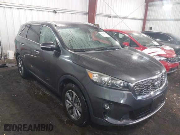 2019 Kia Sorento EX Sport V6 with VIN 5XYPH4A5XKG461096, listed as a IAAI auction lot 41909710 with 67,027 mi miles. Bid and sale history available at carsss.com. Image 1.