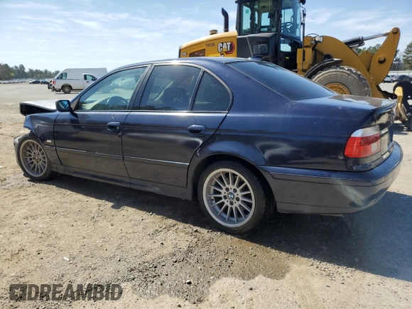 2001 BMW 5 Series 540i with VIN WBADN63481GM72490, listed as a Copart auction lot 48681505 with Not provided miles and Salvage title. Bid and sale history available at DreamBid. Image 2.