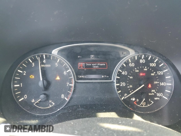 2017 Nissan Pathfinder S with VIN 5N1DR2MN1HC697435, listed as a Copart auction lot 48138225 with 128,782 mi miles and Salvage title. Bid and sale history available at DreamBid. Image 9.