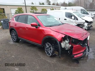 2017 Mazda CX-5 Grand Touring with VIN JM3KFBDL0H0177495, listed as a IAAI auction lot 41722655 with 58,972 mi miles. Bid and sale history available at carsss.com. Image 1.