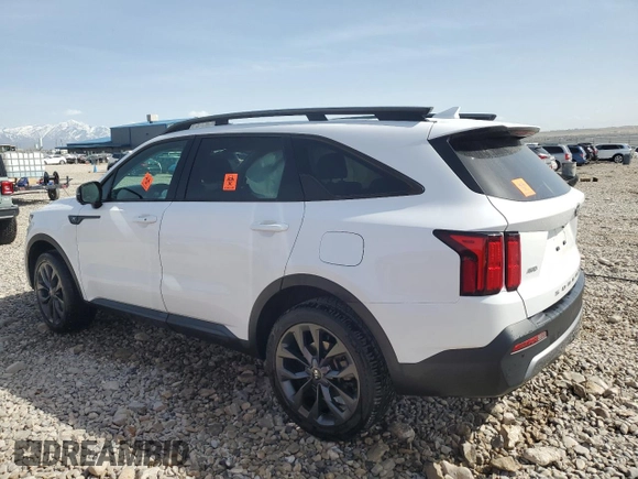 2021 Kia Sorento SX Prestige X-Line with VIN 5XYRKDLF0MG011816, listed as a Copart auction lot 52549105 with 92,023 mi miles and Salvage Title. Bid and sale history available at carsss.com. Image 2.