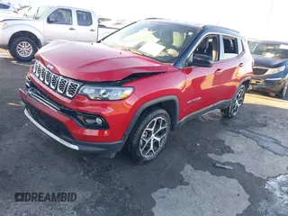 2024 Jeep Compass Limited with VIN 3C4NJDCN2RT153013, listed as a IAAI auction lot 41381607 with 14,025 mi miles and . Bid and sale history available at carsss.com. Image 20.
