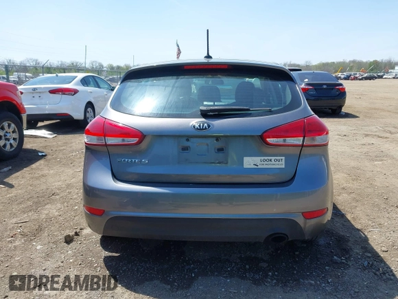 2016 Kia Forte 5-Door LX with VIN KNAFK5A81G5654585, listed as a IAAI auction lot 42103861 with 201,547 mi miles. Bid and sale history available at carsss.com. Image 17.